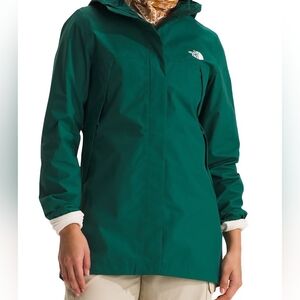 The North Face Xs Women's Teal Rain Jacket